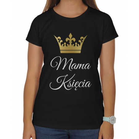 Zestaw koszulka damska + body Mama księcia Syn królowej